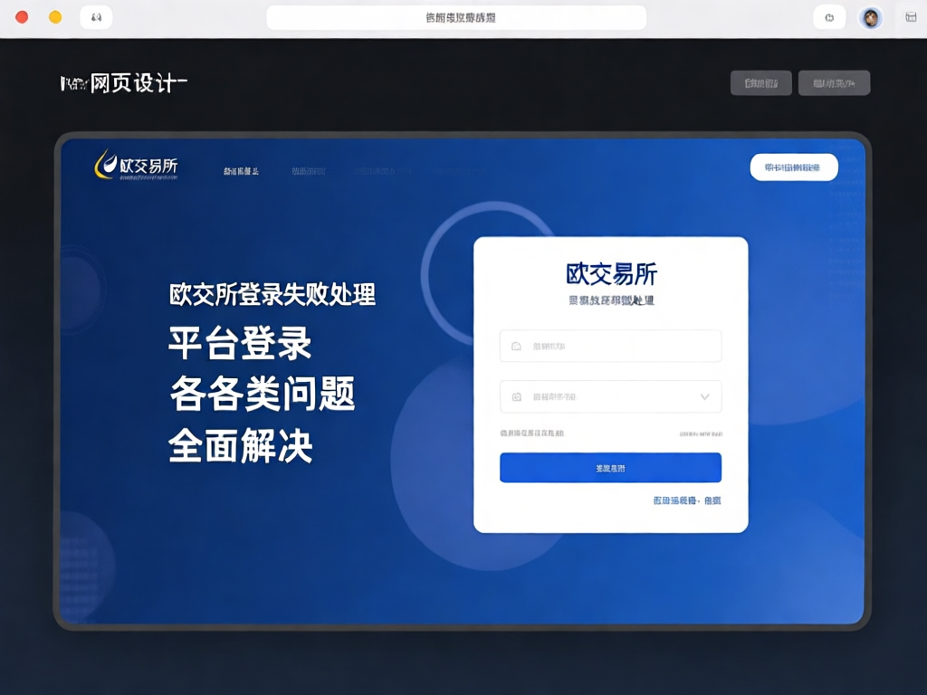 欧交易所登录问题解决示意图